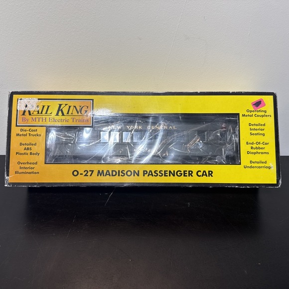 rail king Other - Rail King MTH O Gauge 30-6213 New York Central Madison Observation Car Buffalo